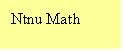 ntnu math